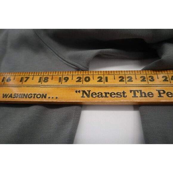 MangoPop Women's Quarter Zip Pullover Sweatshirt Kangaroo Pocket Ribbed Cuffs S - Picture 3 of 10